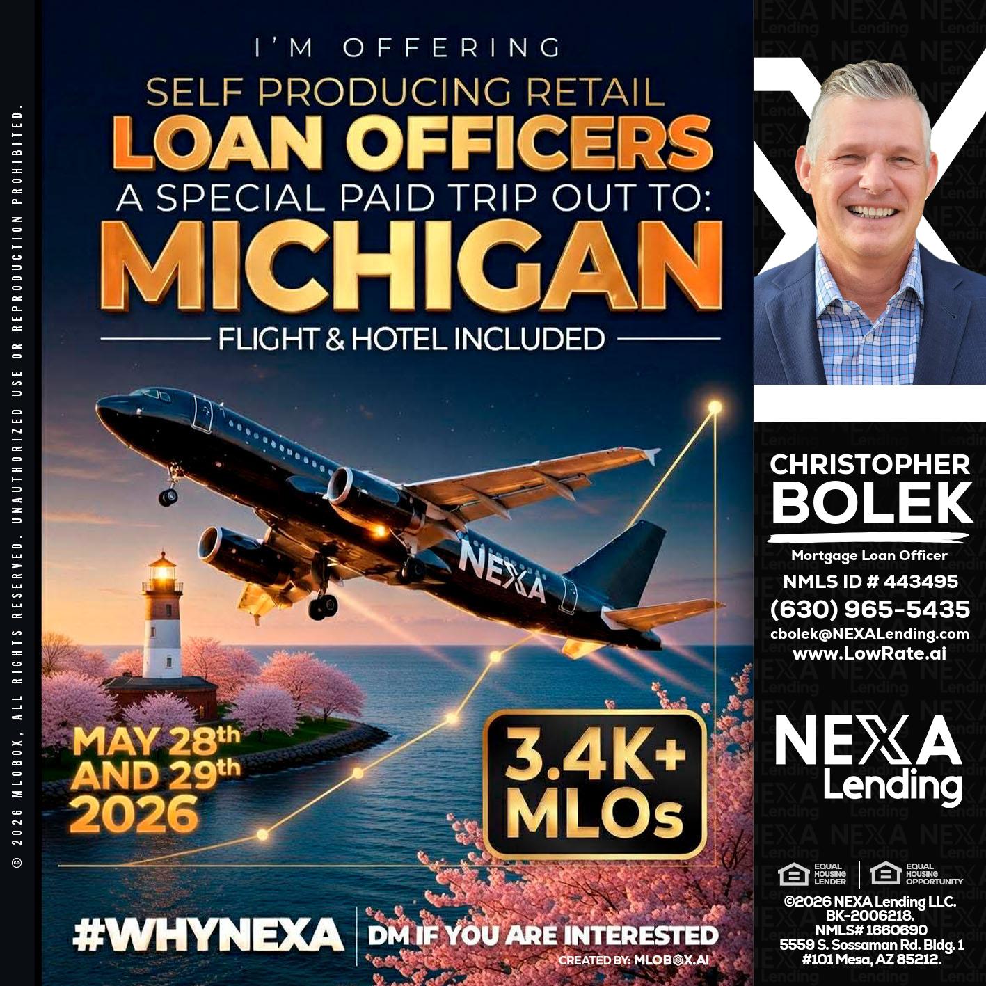 MICHIGAN TRIP - Christopher Bolek -Mortgage Loan Officer